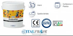 Adesivo Bianco in Pasta Pronto all'uso FASSAFIX per l'Incollagio a Parete di Piastrelle Ceramiche di Medio Formato in Interni  - Confezione da 25 kg - 2