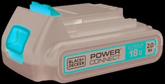 Black+Decker BATTERIA AL LITIO BL2018-XJ 18 V - 2,0 Ah