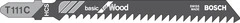 Bosch LAMA PER LEGNO T 111 C 5 PZ. BLISTER