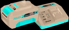 Einhell BATTERIA + CARICABATTERIA POWER-X-CHANGE  18 V - 4,0 Ah