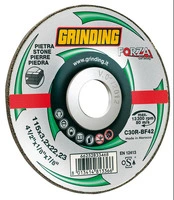 Grinding DISCO ABRASIVO CENTRO DEPRESSO FORZA per marmo Ø mm. 115x3,2x22,23