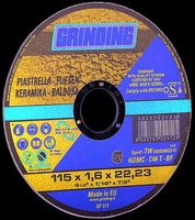 Grinding DISCO ABRASIVO PIANO PER EDLIZIA  Ø mm. 230x1,9x22,23
