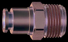 RACCORDO DRITTO FILETTATO PER COMPRESSORI  Ø mm. 8x1/4 M