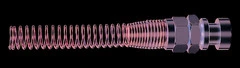RACCORDO PER SPIRALI BAIONETTA PER COMPRESSORI  mis. 8x6