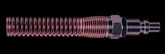 RACCORDO PER SPIRALI INNESTO RAPIDO PER COMPRESSORI  mis. 8x6