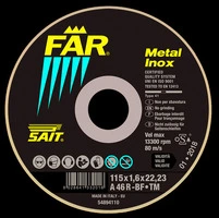 Sait DISCO ABRASIVO FAR-TM A 46 R Ø mm. 230x2,0x22,23