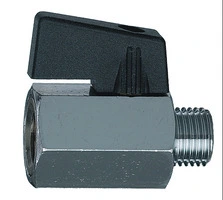 VALVOLA A SFERA MINI PER COMPRESSORI M/F  mis.3/8