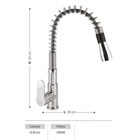 Miscelatore Hena pull down