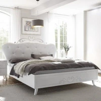 Letto Pamuk in legno bianco