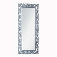 Specchiera Anna 76x180 cm. argento verniciato