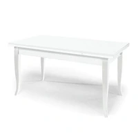 Tavolo allungabile Verona bianco 140x80