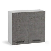 Pensile cucina 80x32x72H cm. 2 ante cemento