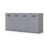 Multiuso Viareggio 180 cm 4 ante Cemento