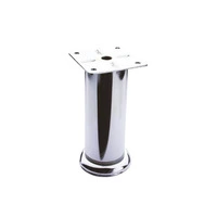 Piede metallo cromato h 20 diametro 5,1