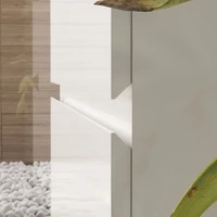 Mobile bagno sospeso Londres con due cassetti 100x45x59 cm colore bianco lucido - 2