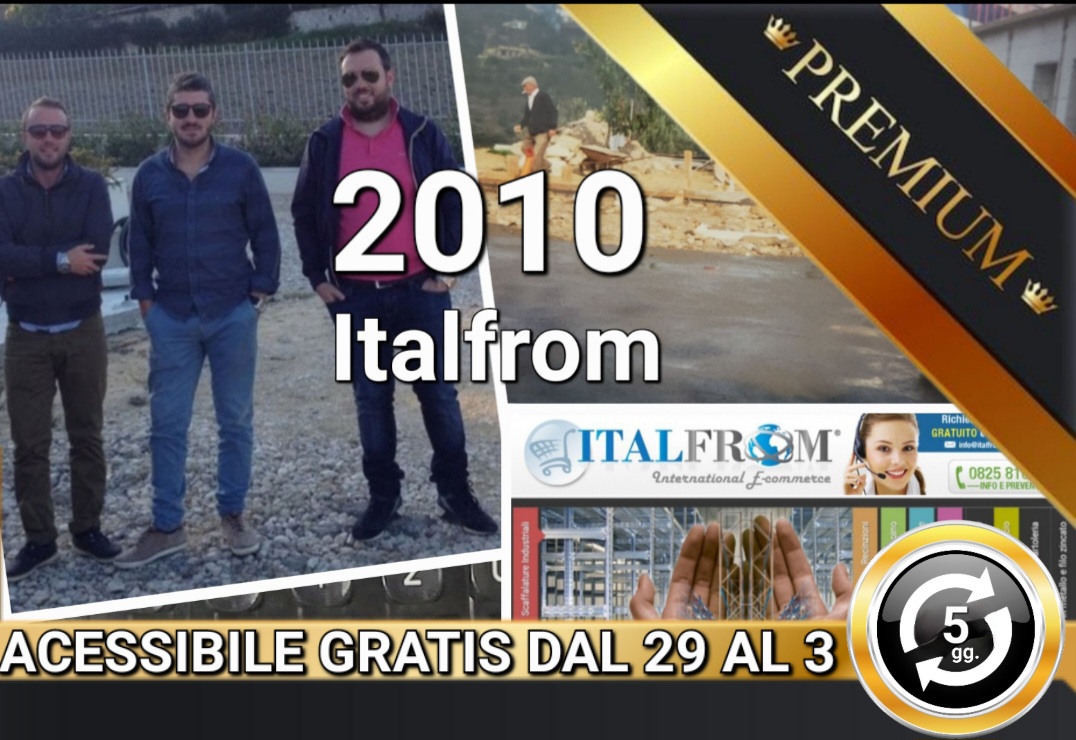 Storia di ITALFROM  [PILLOLA 5]  Nel 2010 Nasce da una strada in salita il nostro Brand, che fa da spartiacque tra il vecchio e il nuovo Mondo