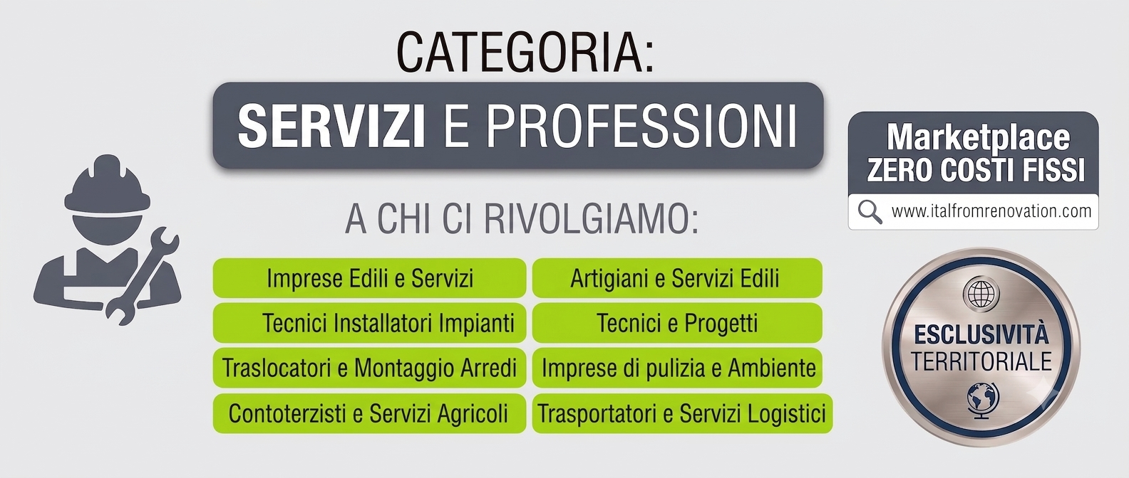 La tua Professione e i tuoi Servizi Gratis sul nostro Marketplace innovativo