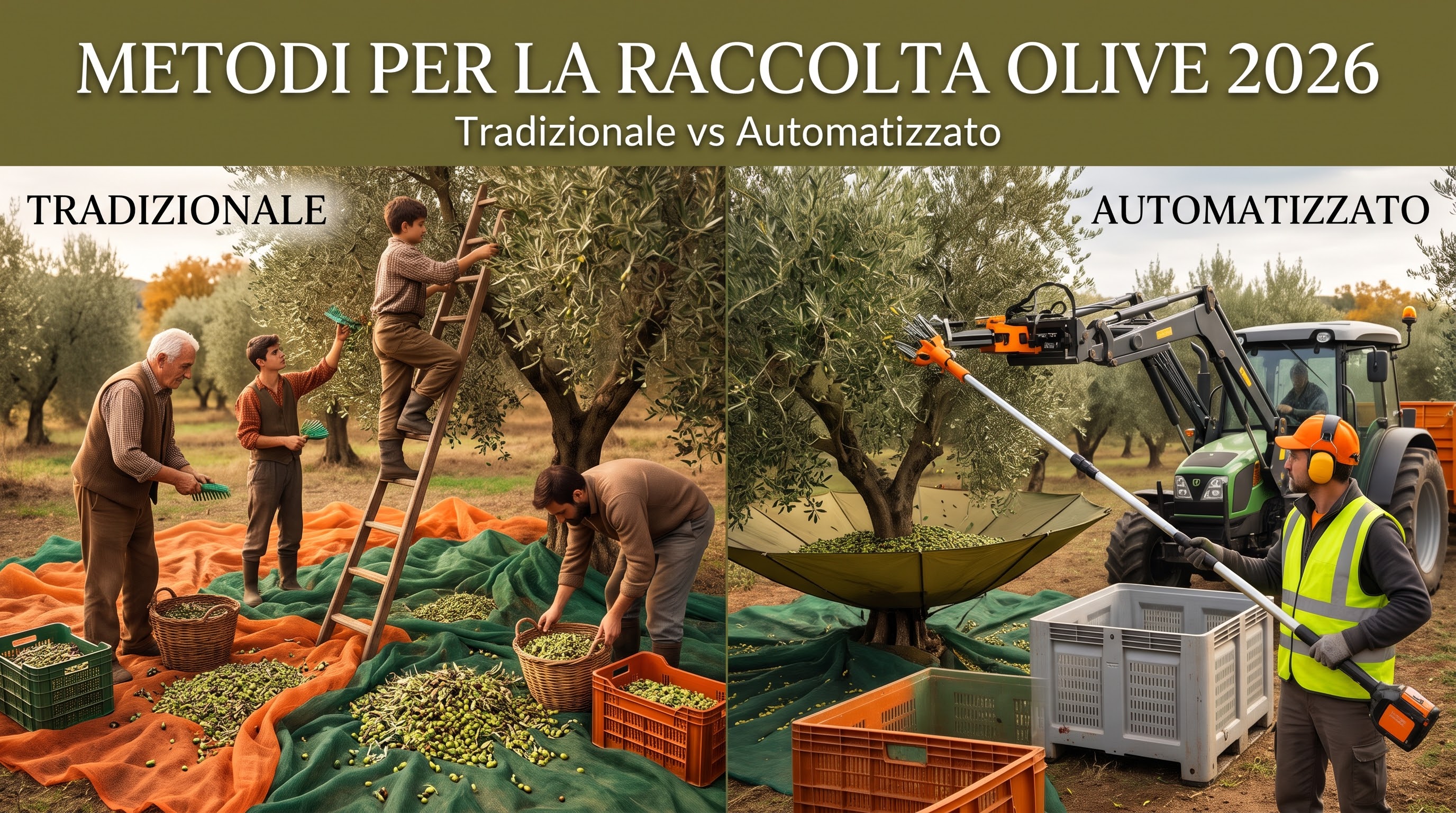 Metodi di Raccolta Olive: Cosa Funziona Davvero nei Migliori Territori Italiani dell'Olio EVO